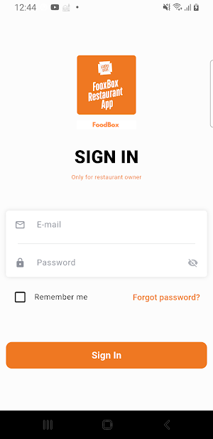 FoodBox Restaurant Screenshot 2