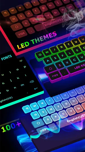LED Colorful Keyboard - RGB & Neon Keyboard Colors Screenshot 0