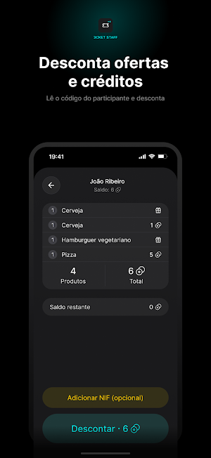 3cket Staff Screenshot 1