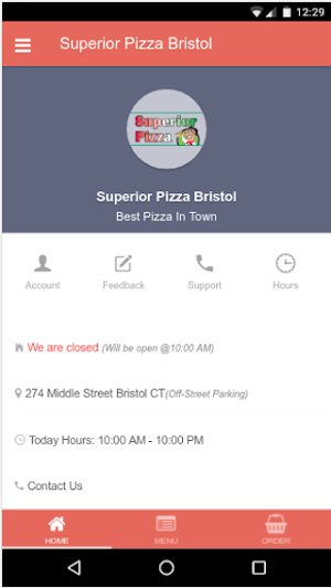 Superior Pizza of Bristol Screenshot 0