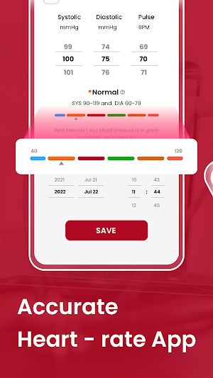 Blood Pressure Tracker Screenshot 1