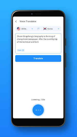 Blue Translator Screenshot 1