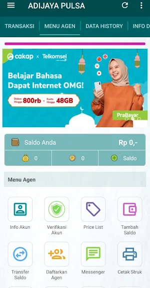 AJP - Agen Pulsa & PPOB Screenshot 2
