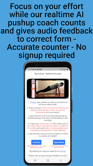 Top Pushup: AI Push Up Counter Screenshot 3