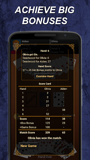 Gin Rummy Classic Screenshot 3
