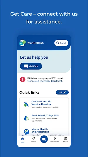 YourHealthNS Screenshot 1