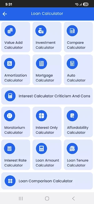 LoanCash - EMI Loan Calculator Screenshot 3