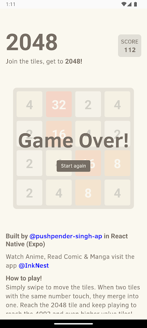 2048 - Number Play Screenshot 2