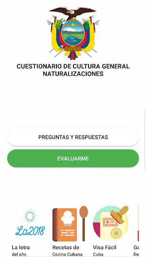 Test Ciudadanía Ecuatoriana Screenshot 0