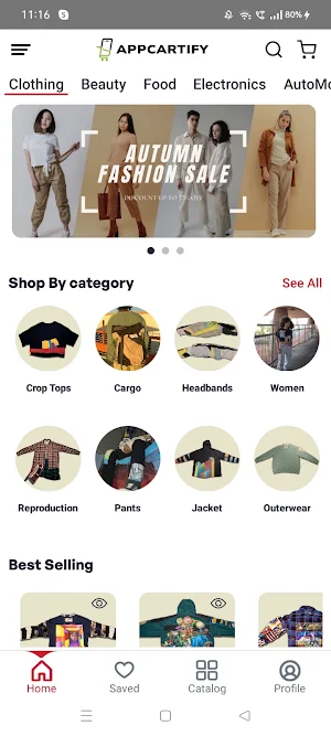 AppCartify Screenshot 1