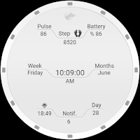 Simple White Watch Face CWF001