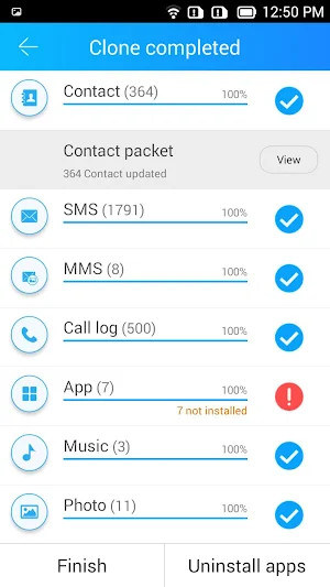 CLONEit - Transfer All Data Screenshot 3