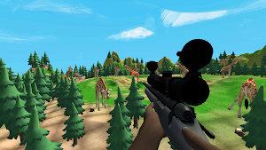 Giraffe sniper game hunting 3d Screenshot 1