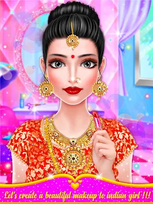 Indian Girl Salon - Indian Girl Games Screenshot 1