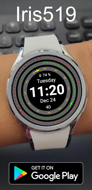 Racetrack Watch Face Iris519 Screenshot 2