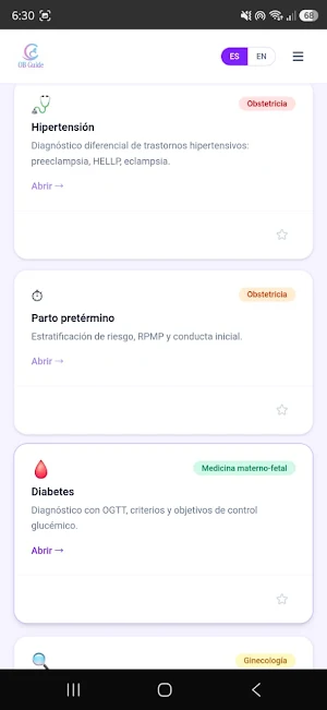 GestAge OB Guide Screenshot 2