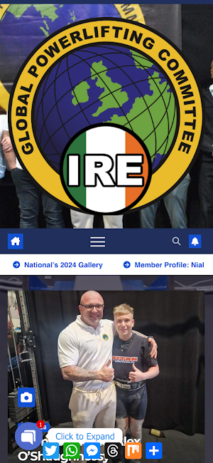 GPC Ireland Powerlifting Screenshot 2
