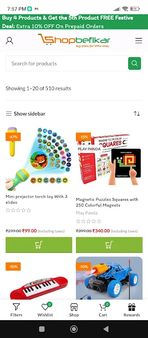 Shopbefikar Screenshot 2