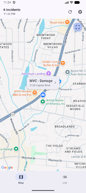 Raleigh Incidents Screenshot 3