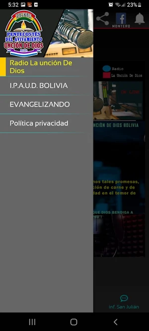 Radio La Uncion De Dios Screenshot 0