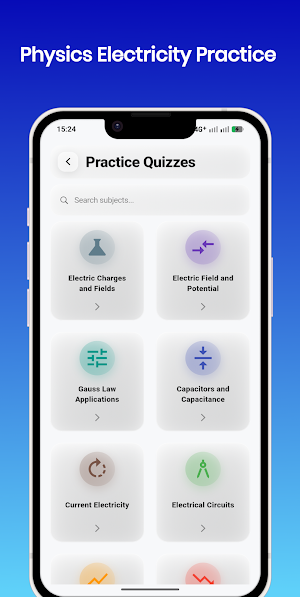 Physics Electricity Practice Screenshot 1