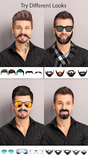 Man Photo Editor : Man Hair style ,mustache ,suit Screenshot 0