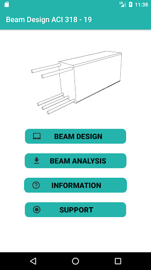 Beam design ACI 318 - 19 LITE Screenshot 0