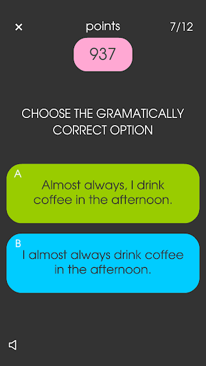 My English Grammar Test PRO Screenshot 2