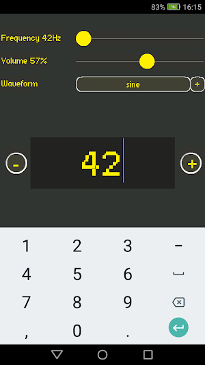 Frequency Sound Generator Screenshot 3