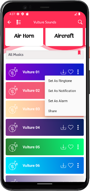 Vulture Sounds Screenshot 3