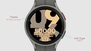 IWF Neon Pulse II watchface Screenshot 1