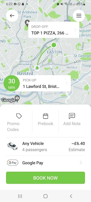 AA Taxis Bristol Screenshot 2