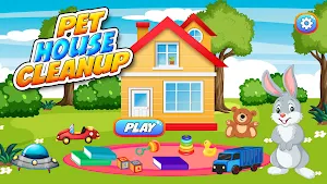 Pet House Cleanup: Cleaning House Games Screenshot 2