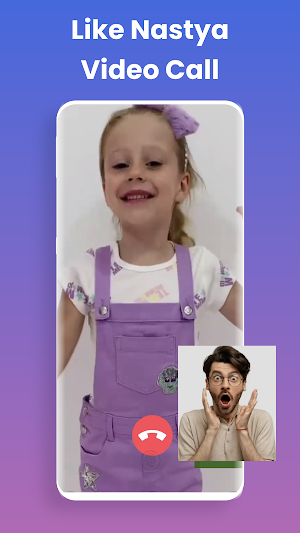 Like Nastya Fake Video Call Screenshot 1