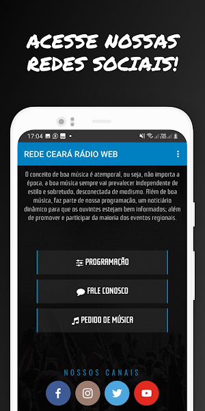 Rede Ceará Rádio Web Screenshot 2
