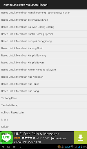 Kumpulan Resep Makanan Ringan Screenshot 1