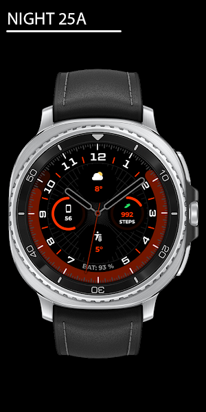 Night 25A - Analog Watch Face Screenshot 0