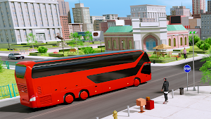 Coach driving Bus games 3D Screenshot 1