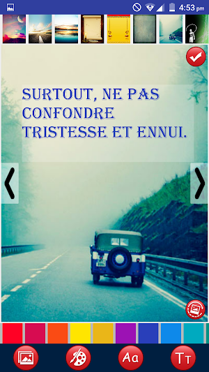 Triste vie & citations d’amour Screenshot 3