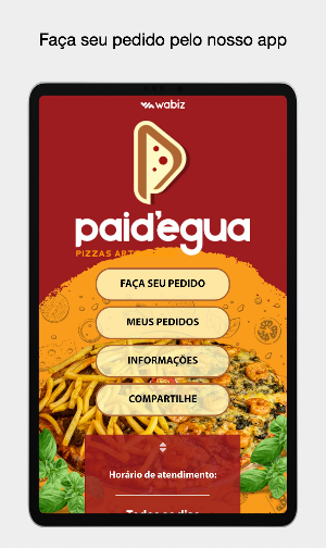 PAIDEGUA Pizzas Artesanais Screenshot 3