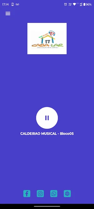 Web Rádio Casa Lar Screenshot 2