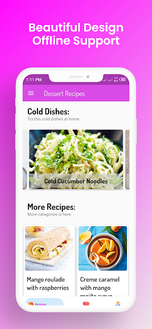 Dessert Recipes Cookbook Screenshot 2