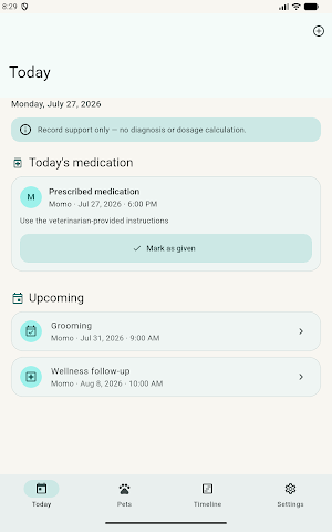 Pet Health & Care Binder Screenshot 3