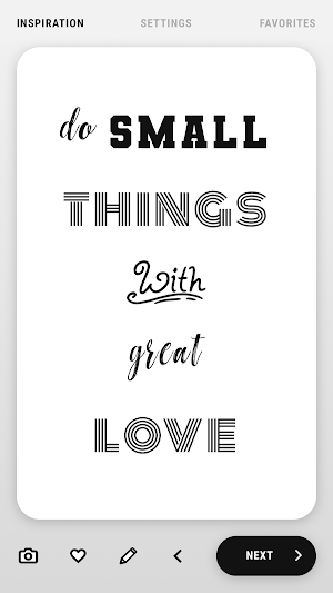 Hand lettering generator for ideas and inspiration Screenshot 2