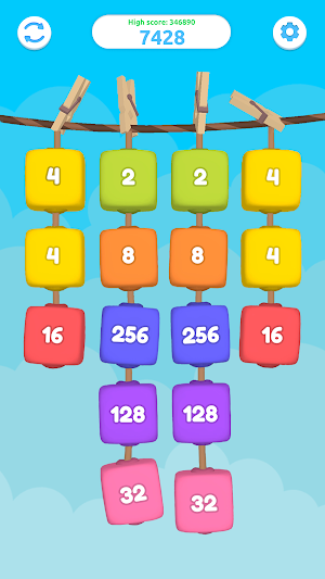 Cube on Knots 2048: Merge Game screenshot 5