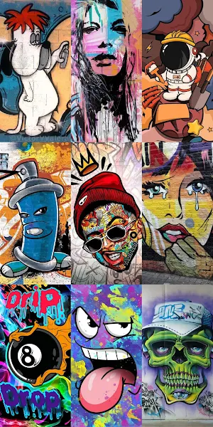 Graffiti Wallpaper Screenshot 2