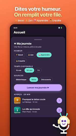 PodDroid : Lecteur de Podcasts Screenshot 0