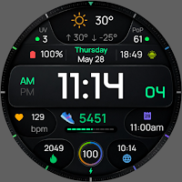 Digital Watch face D33