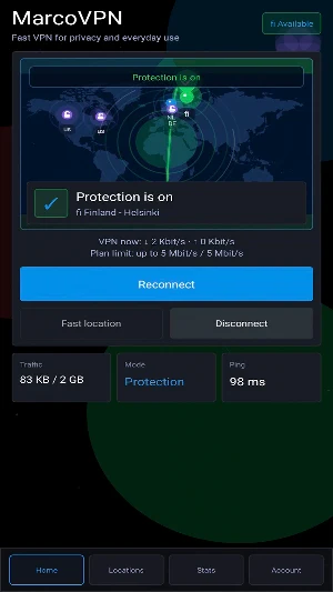 MarcoVPN Screenshot 2