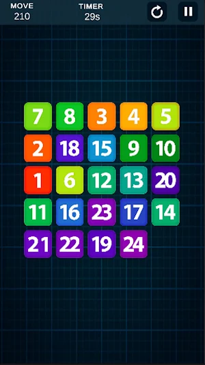 Numbers Slide 3D Puzzle Games Screenshot 1